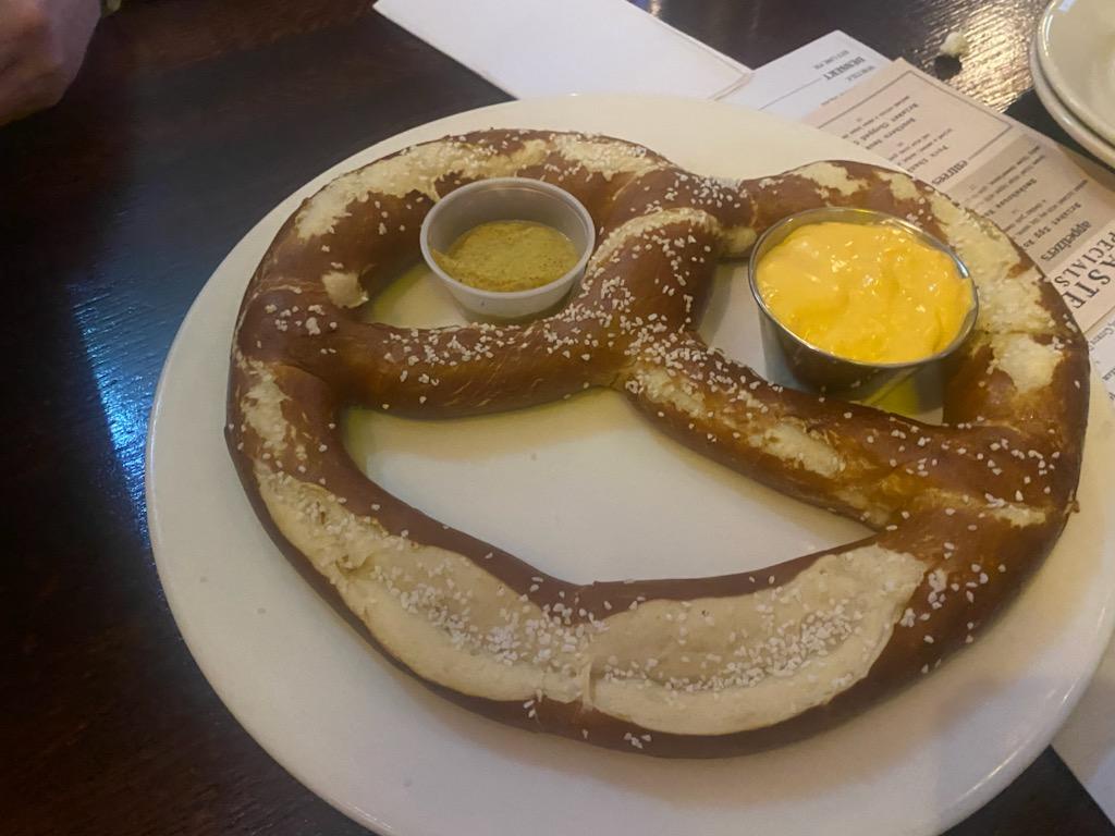 Is it just me, or does this pretzel resemble Teddy Roosevelt?