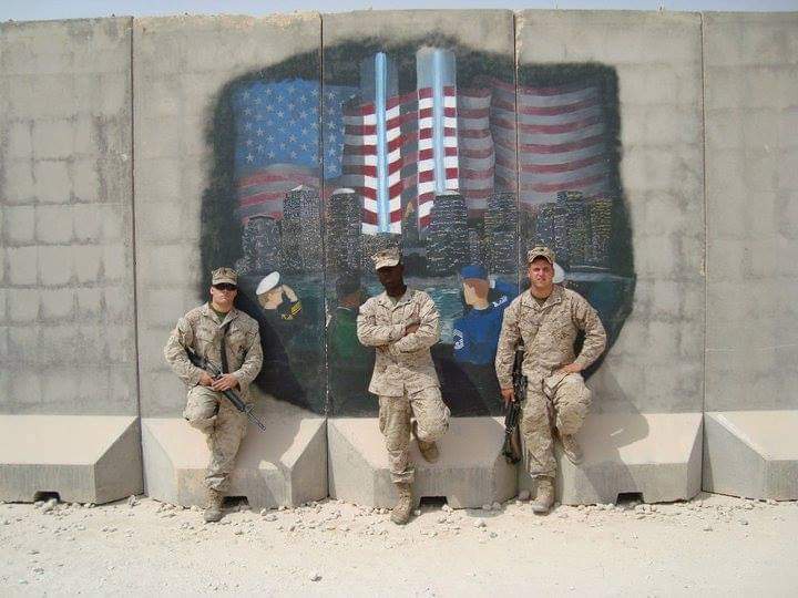 Honoring Veterans: A moment from Camp Cupcake, Iraq, August 2008.