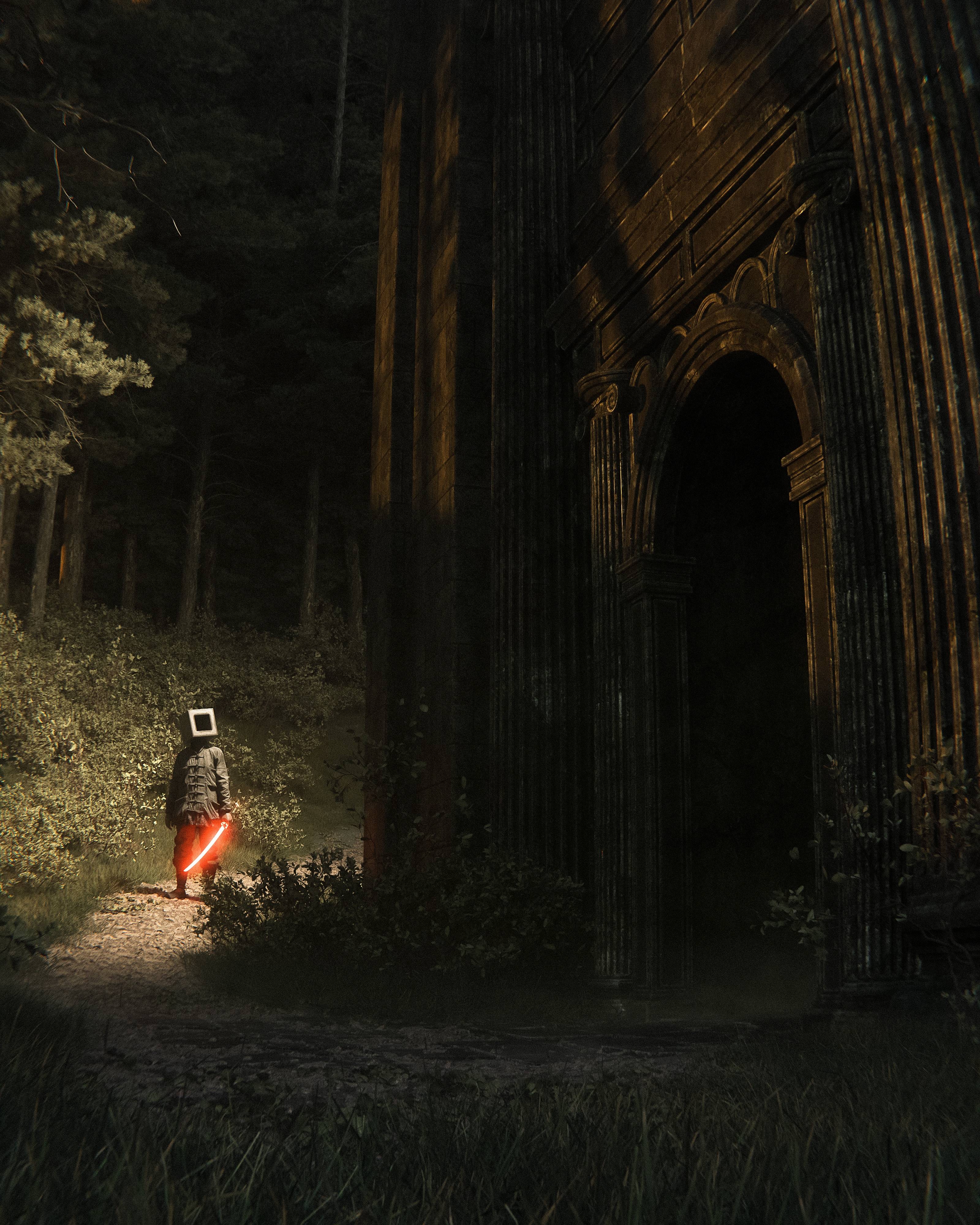 The Forbidden Entrance: A Mysterious Encounter by Huleeb