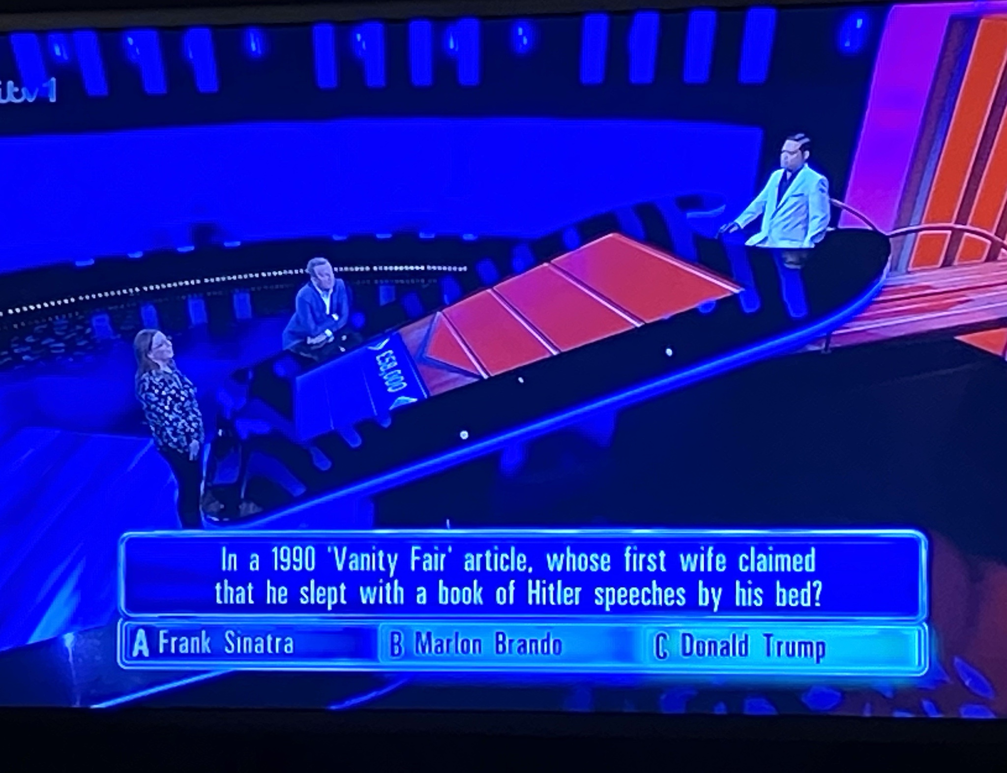 A Surprising Question on a UK Quiz Show During US Election Day