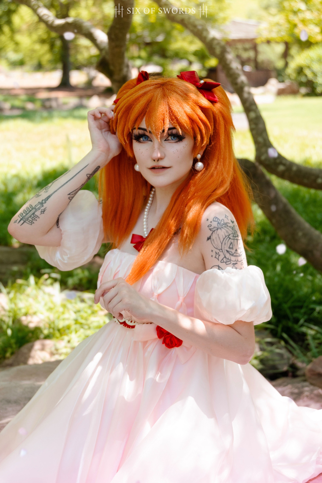 Asuka Cosplay from Evangelion: Whispers of Flowers