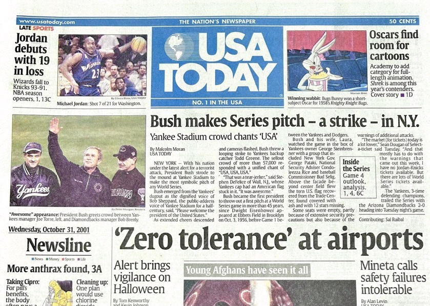A Historic First Pitch: George W. Bush Steps Up After 9/11