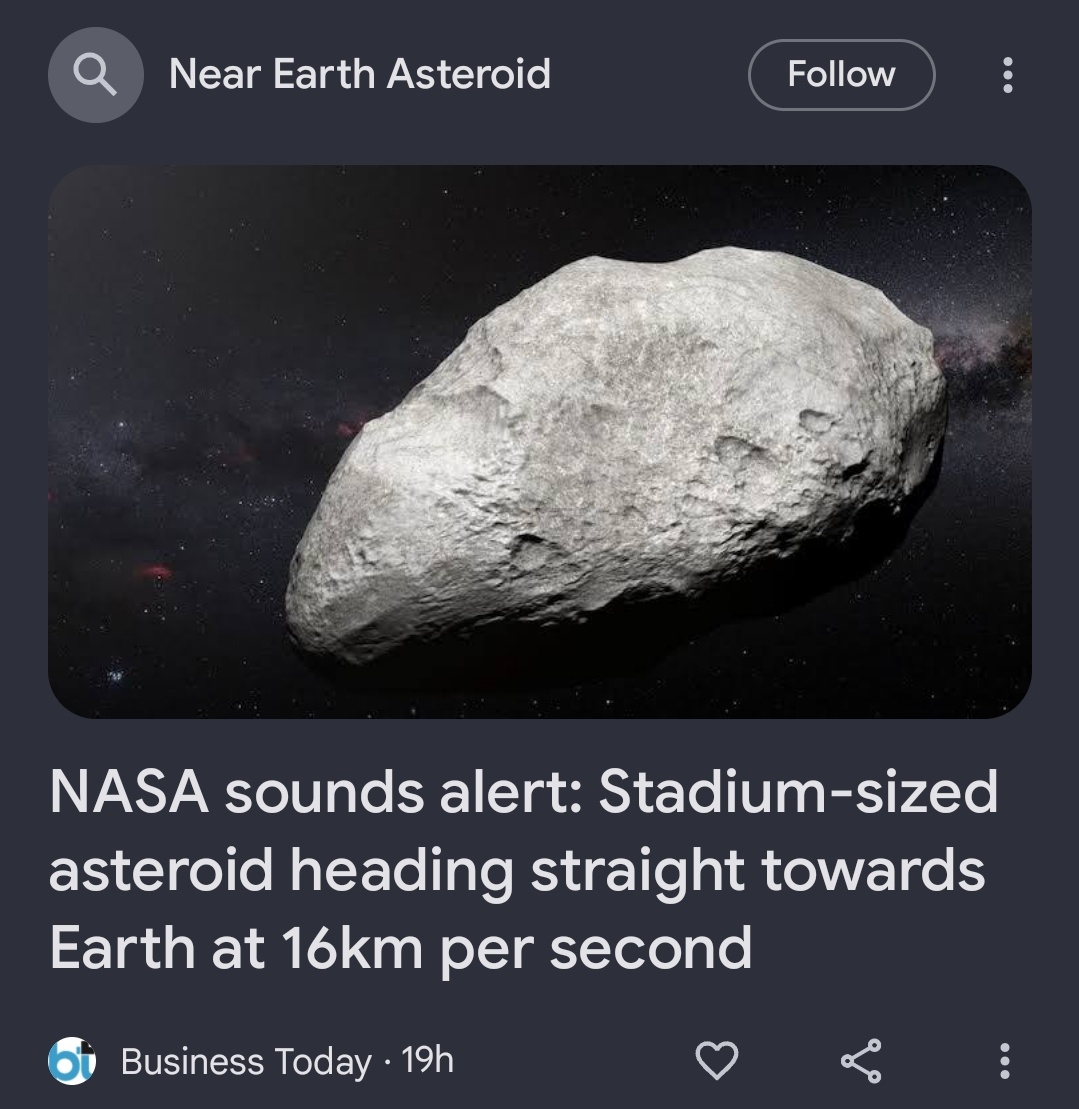 Who Called the Stadium Asteroid Strike for 2024?