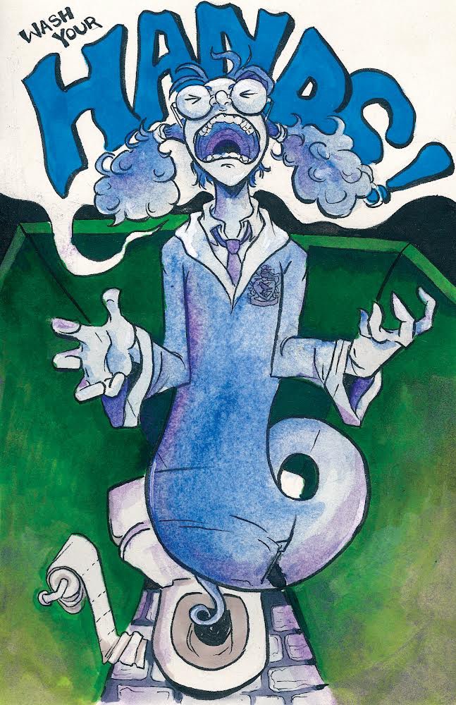 Sketch 18 of 31: A Glimpse of Moaning Myrtle