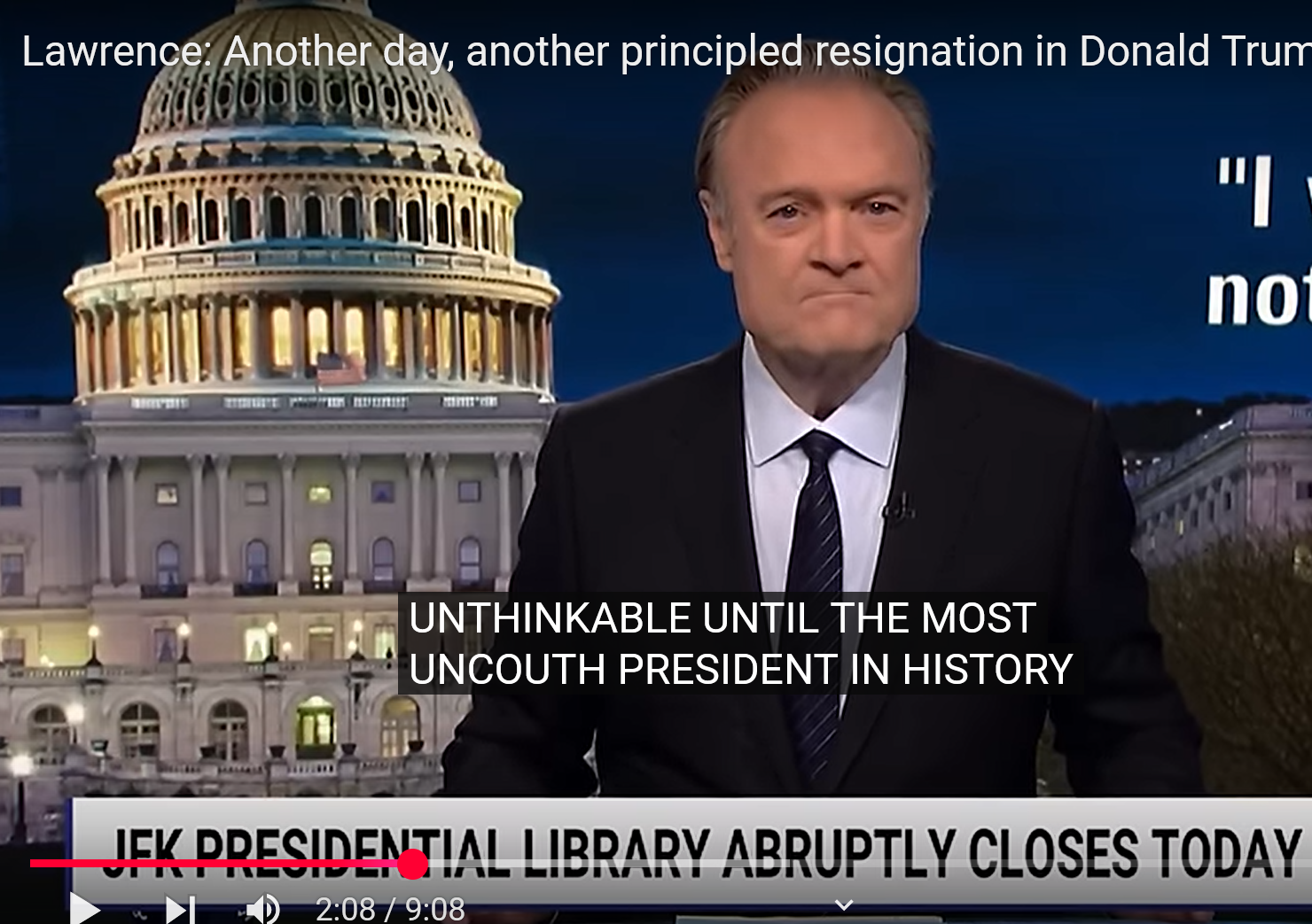 Trump's Jealousy Leads to Closing the JFK Presidential Library