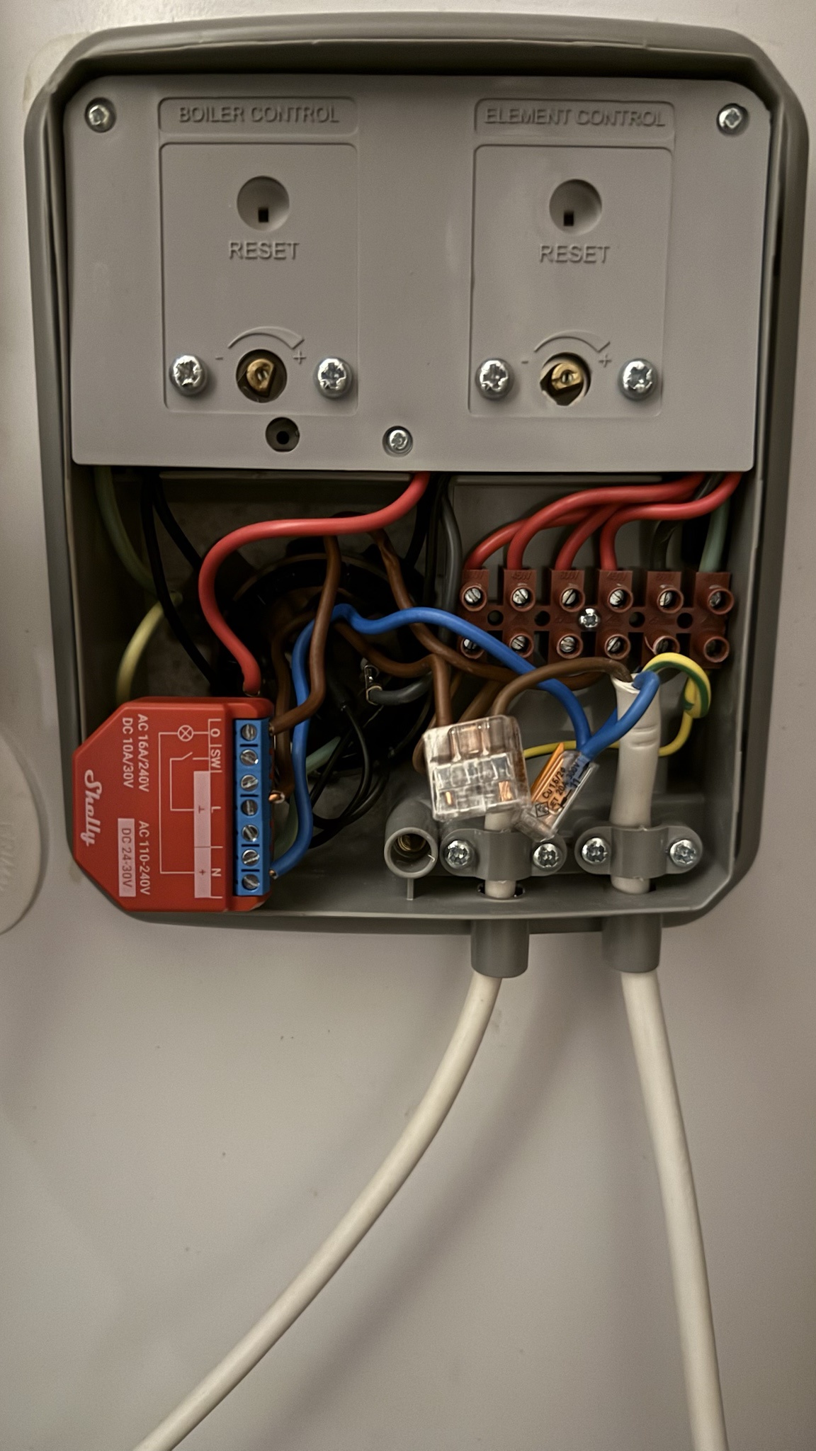 Installing Shelly 1PM in the Megaflo Hot Water Tank – a holiday project!