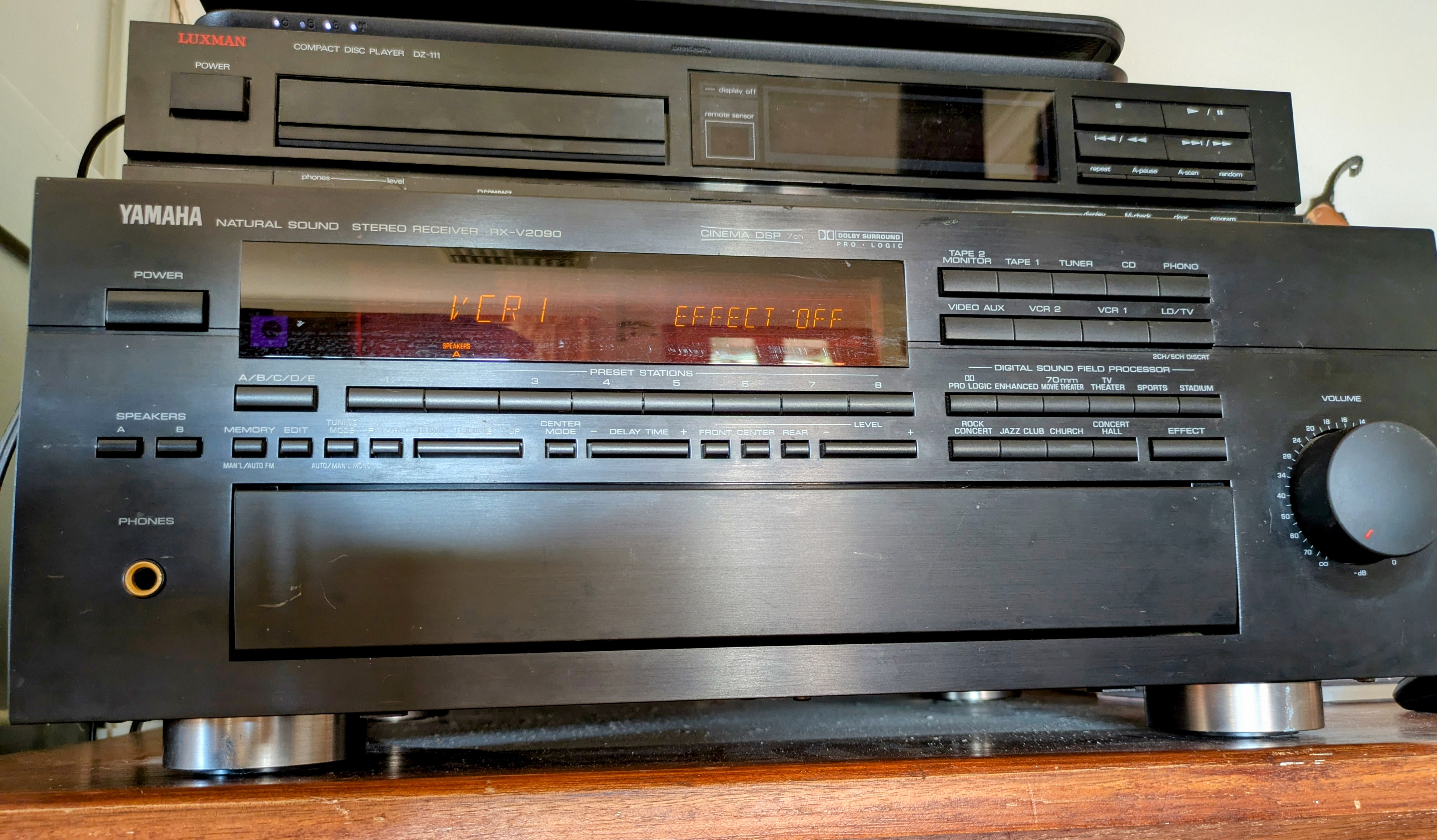 Classic Yamaha Amplifier and Receiver from the Golden Era