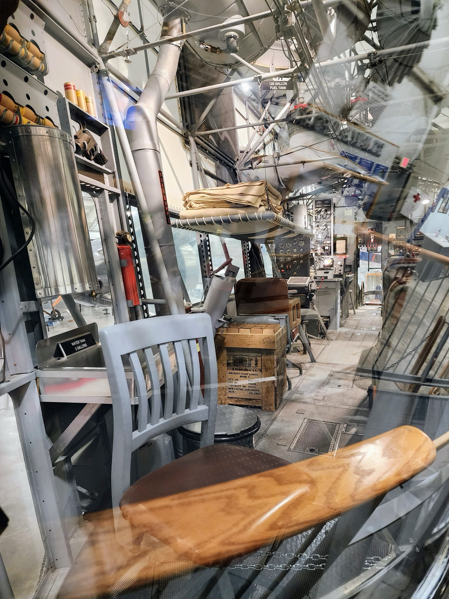 Exploring the Interior of a WWII Allied Airship