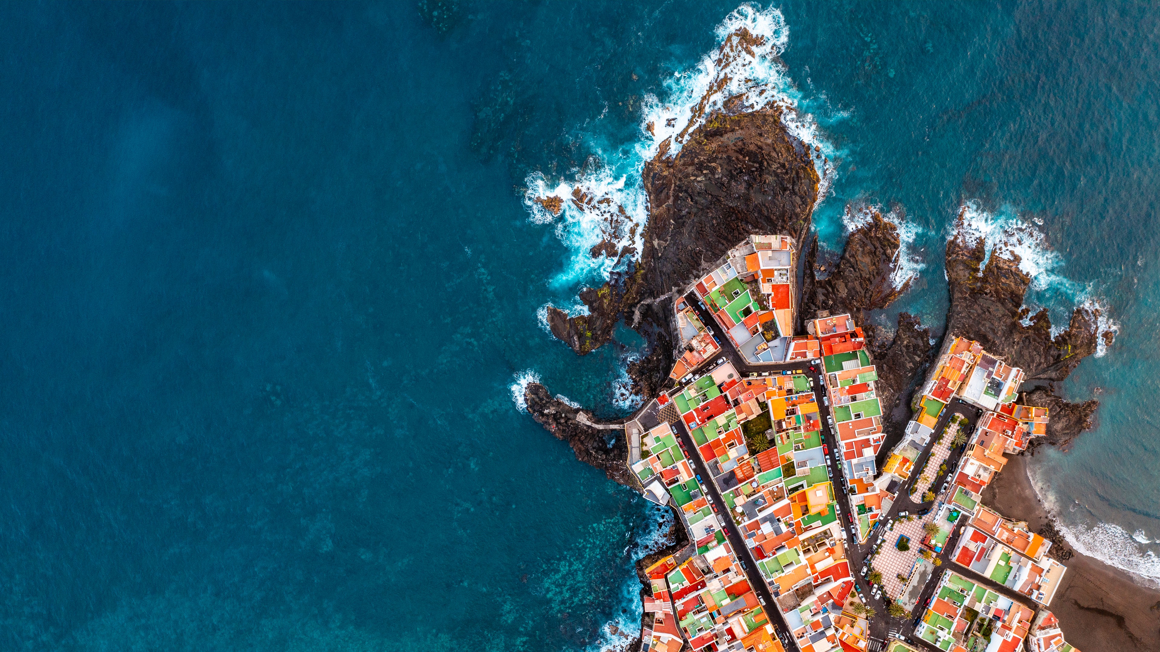 A Colorful Array of Rooftops