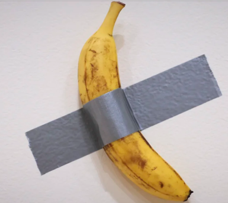 A $6 million banana for scale – click the link for more absurdity!
