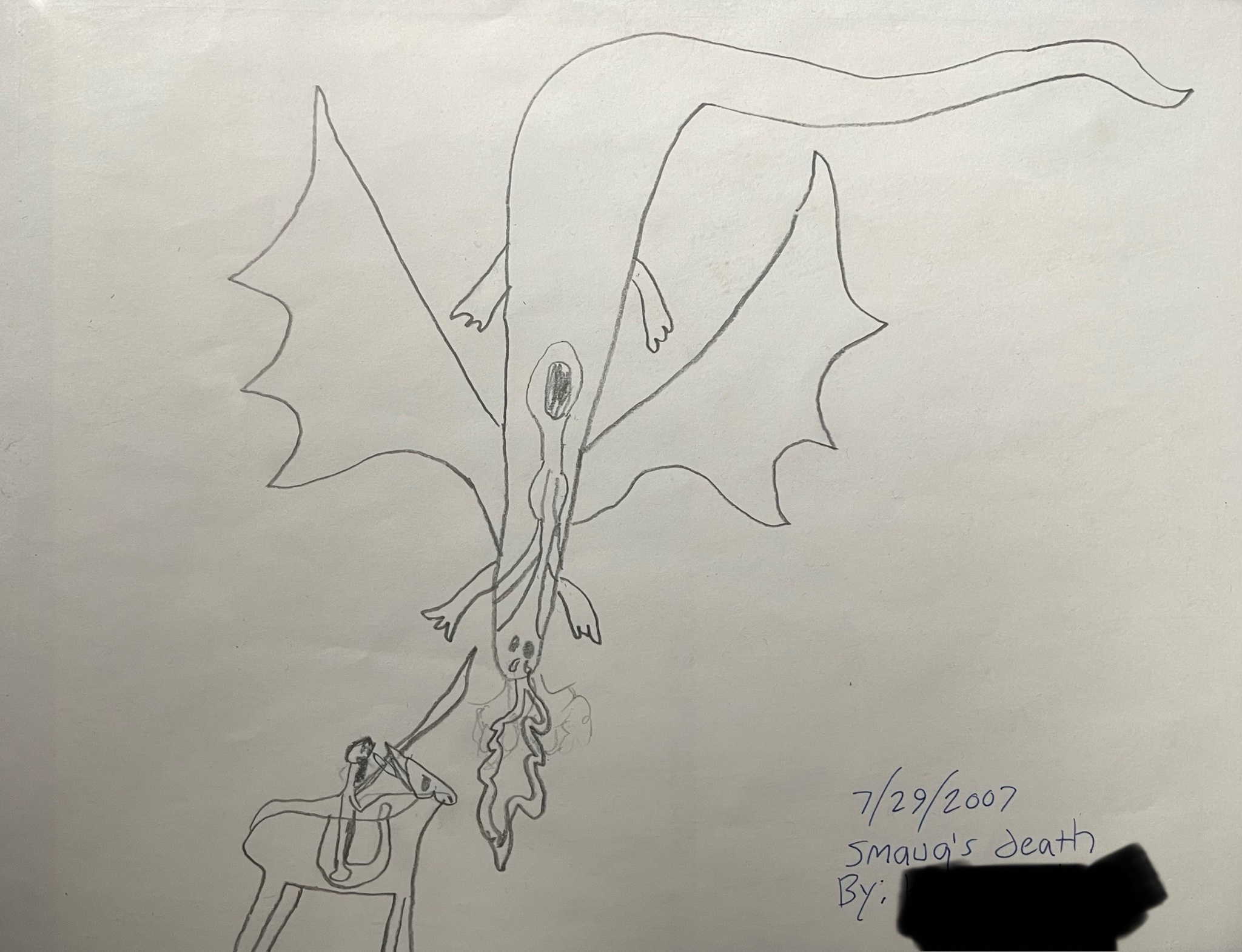 Every night, my daughter and I dive into the worlds of The Hobbit and LoTR, and here’s the amazing artwork she’s created over the years!