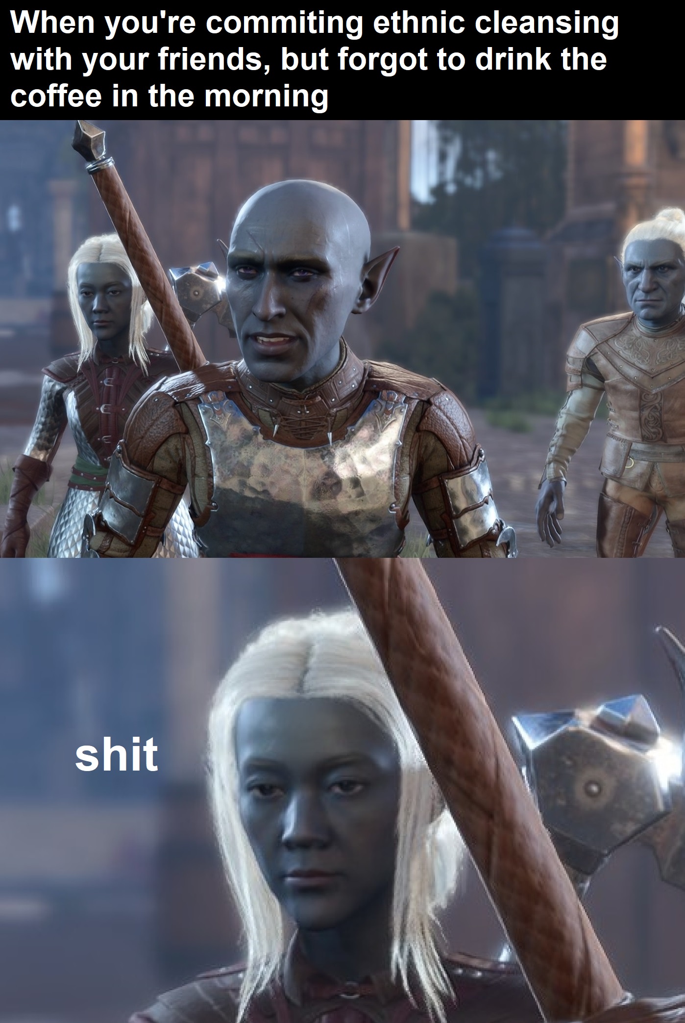 This NPC's Distracting Face Spoils the Moment