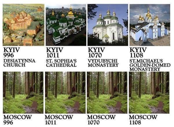 Kyiv's culture has been thriving long before Muscovy's.