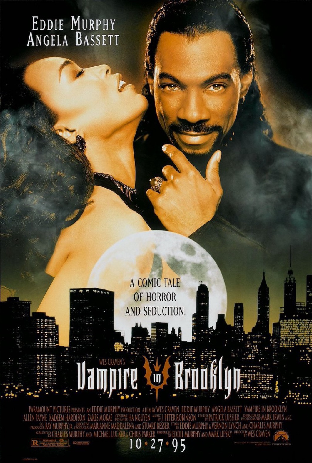 Throwback to 29 years ago: Eddie Murphy and Angela Bassett in 'Vampire in Brooklyn' hit theaters!