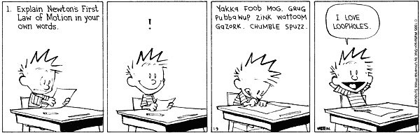 My 16th Favorite: Calvin's Clever Loophole