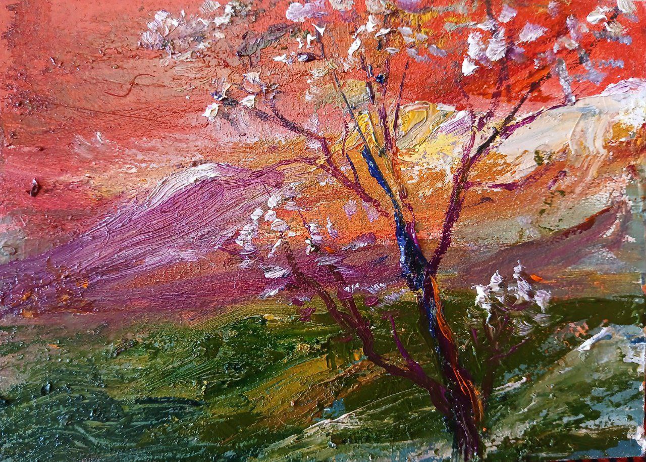 My Oil Painting: Welcoming the Arrival of Spring