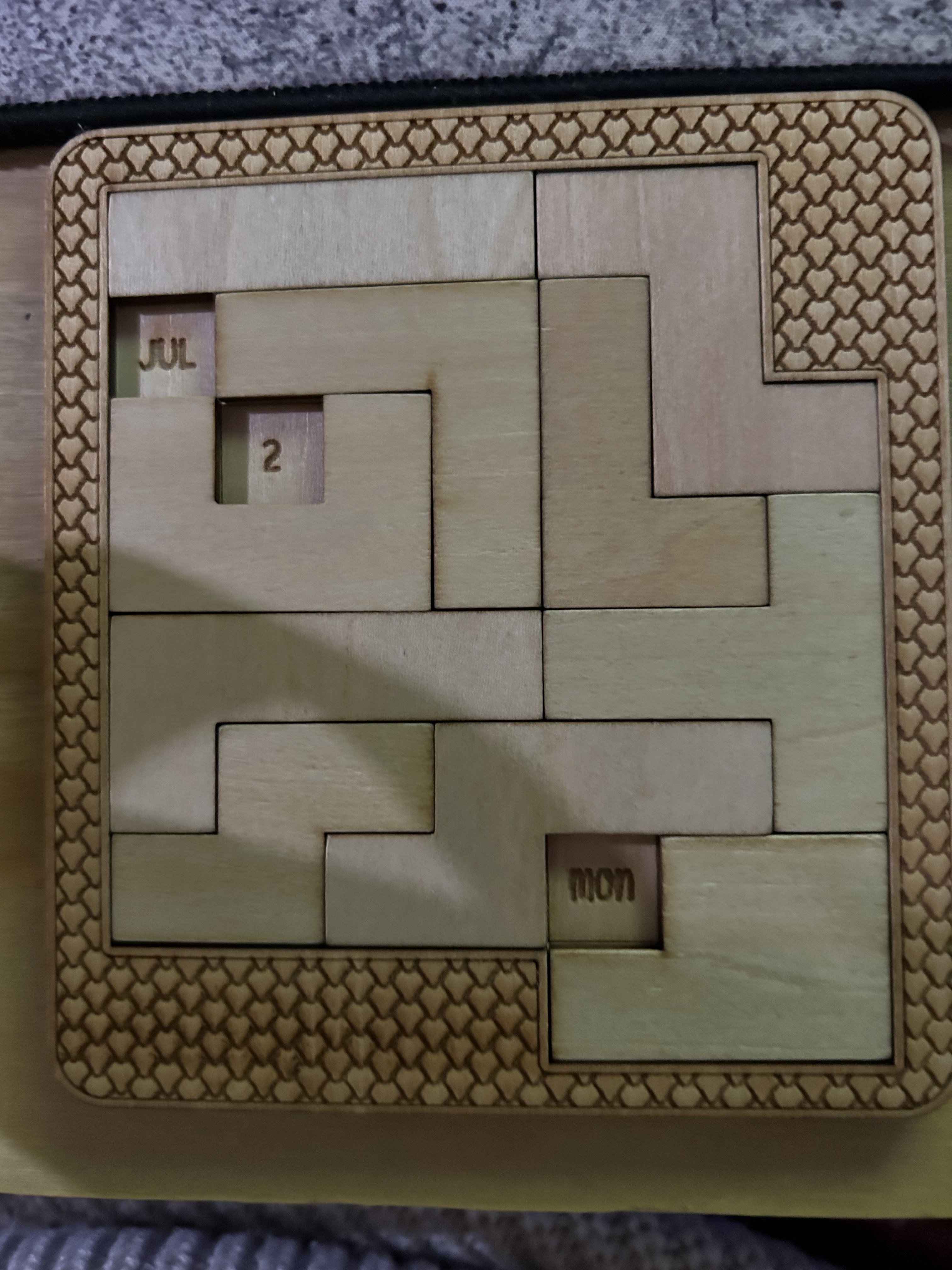 Laser Cut Puzzle Solutions Available from July 2nd to July 8th