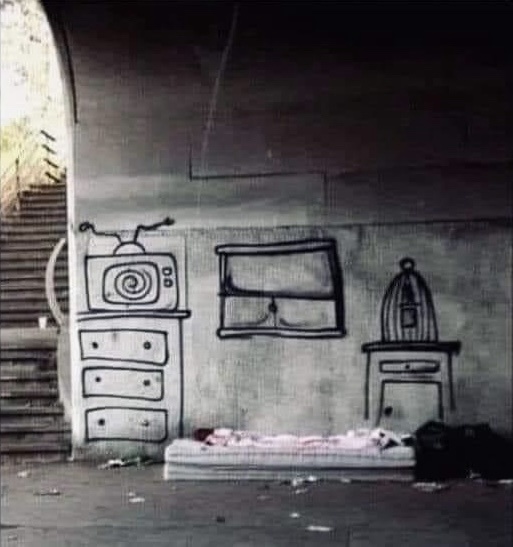 Heartbreaking Homeless Art That Tells a Story