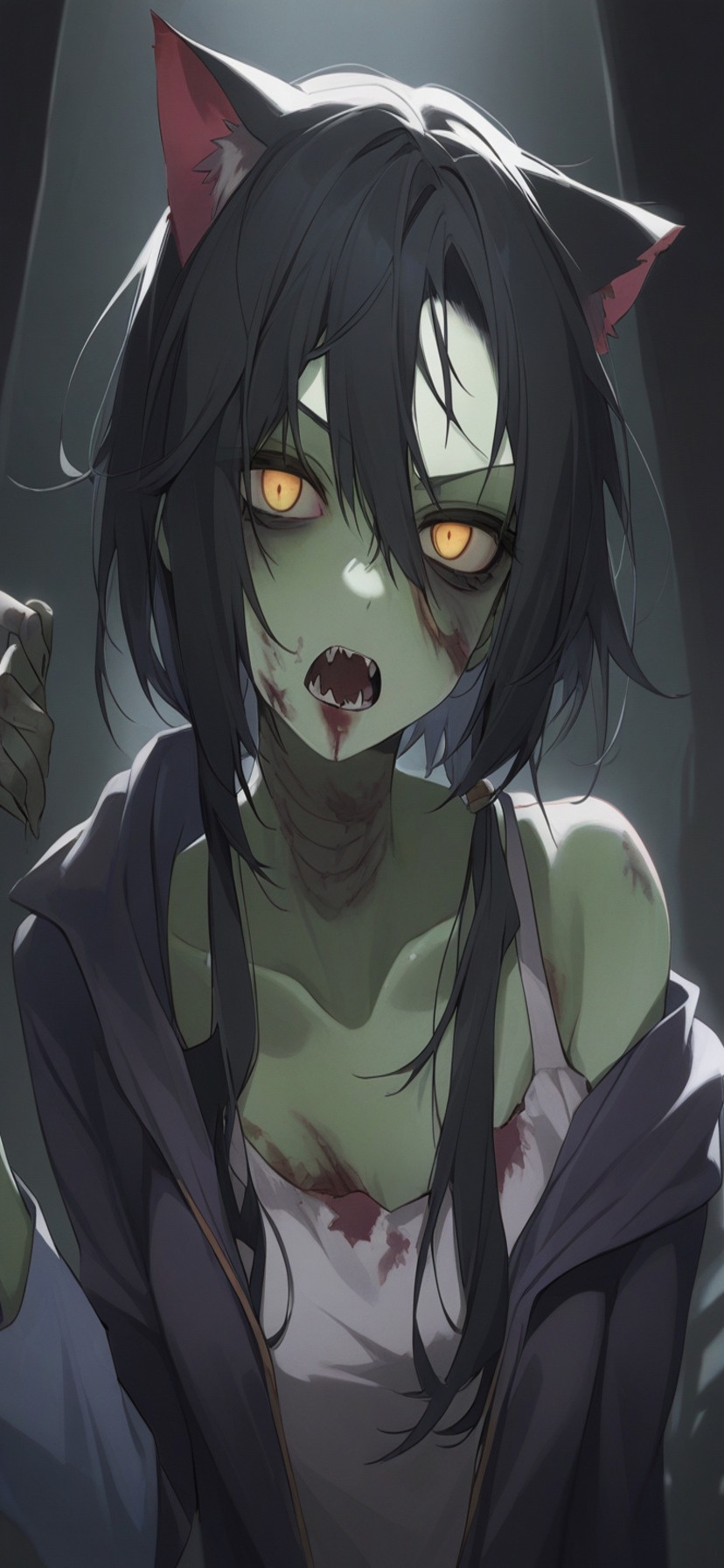 The Enigmatic Undead Catgirl
