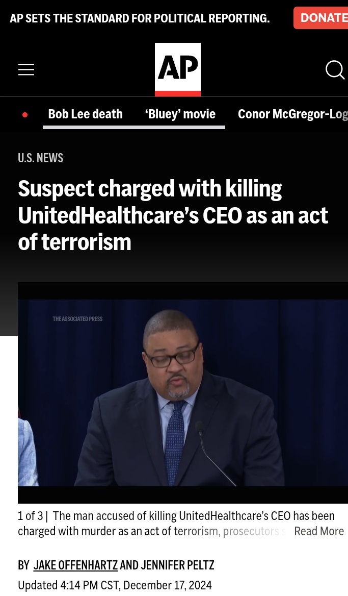 Is Charging Him with Terrorism Going Too Far?