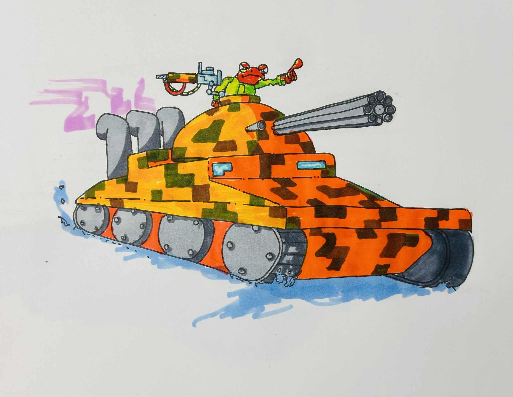 Intense Tank Assault in Action