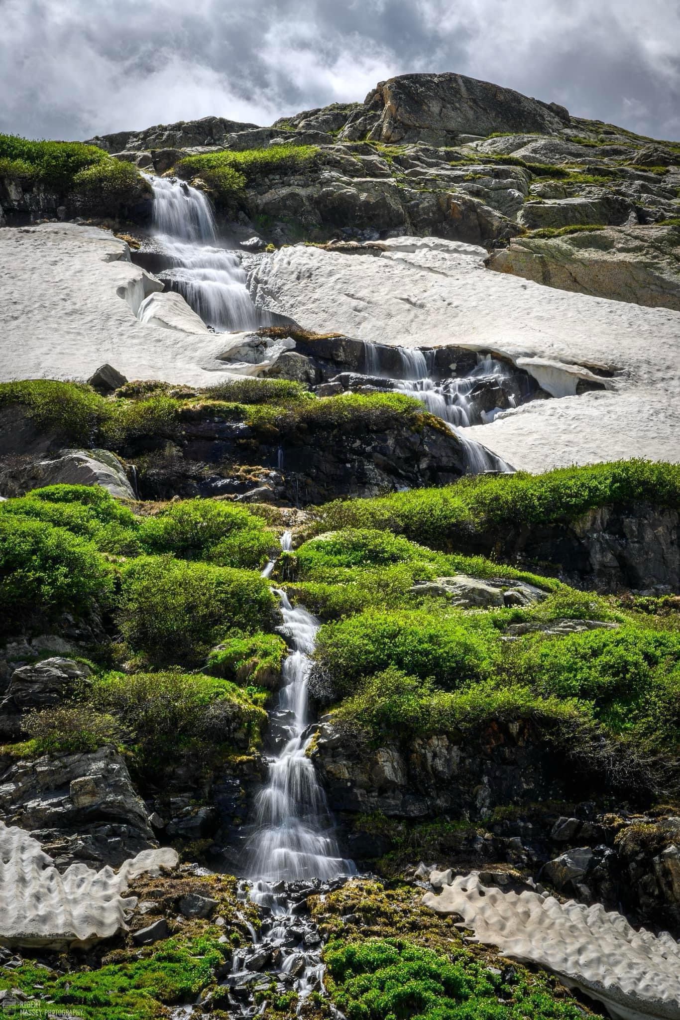 Nature's beauty captured in a stunning waterfall