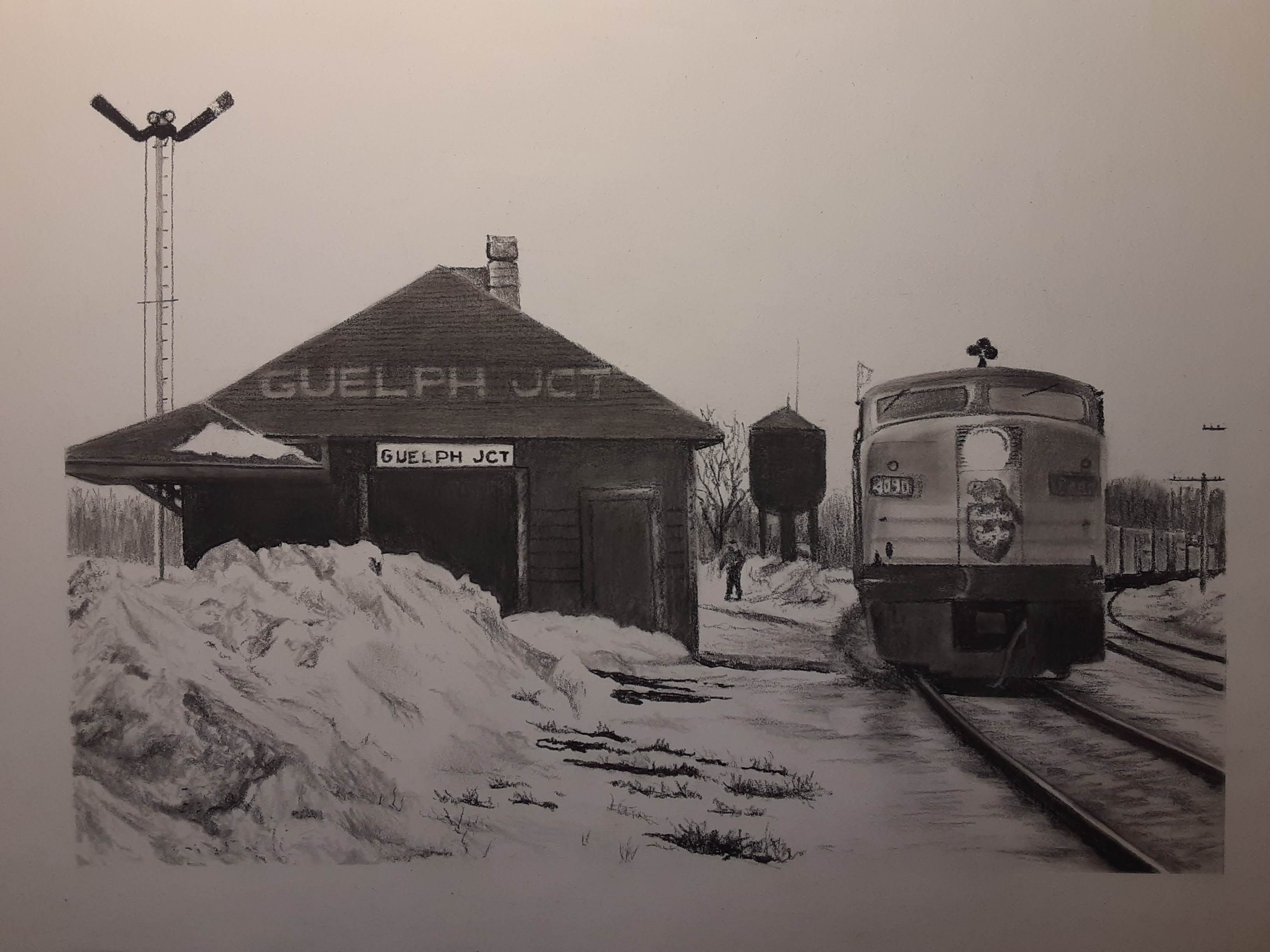 A Glimpse into Charcoal of Guelph Junction 1971