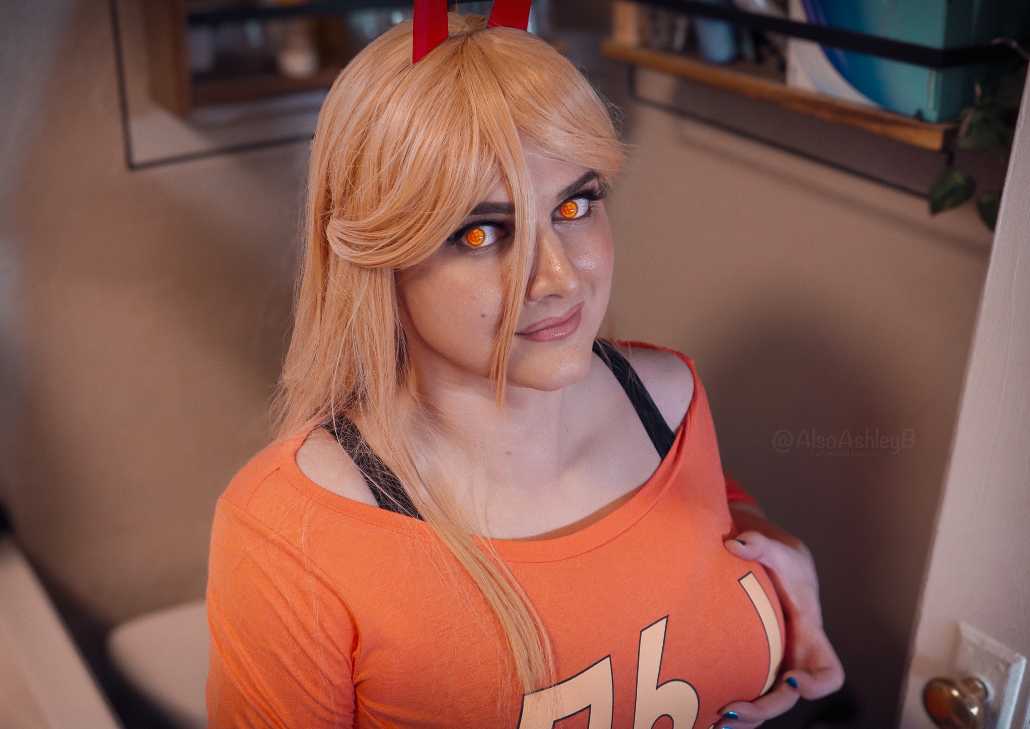 Epic Power Cosplay Inspired by Chainsaw Man