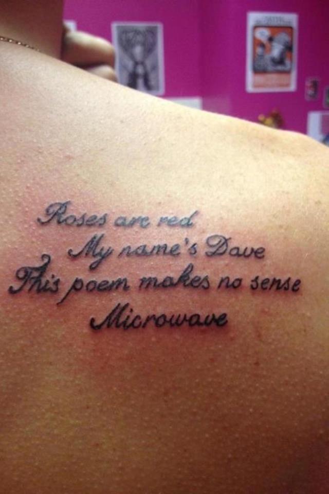 Dave's Epic Tattoo Reveal