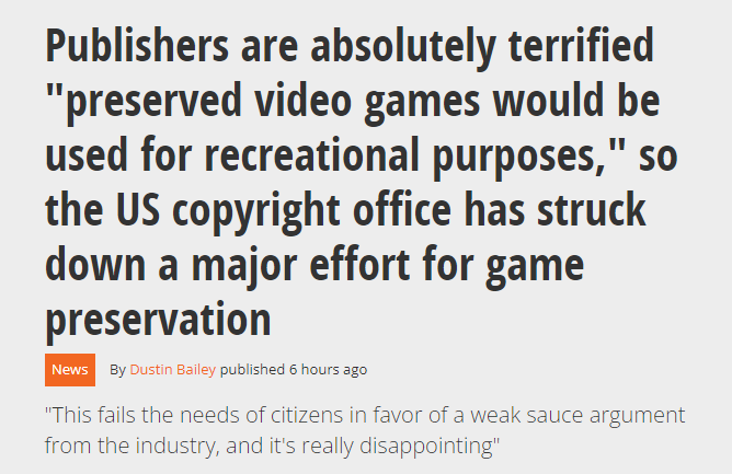 What else do people think video games are meant for?
