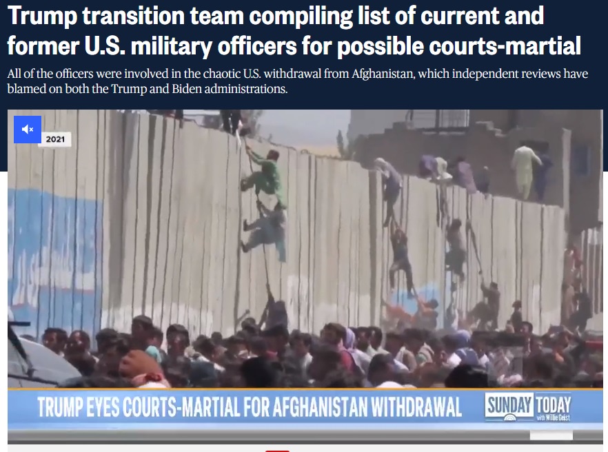 Trump's Bold Move: Holding Officers Accountable for the 2021 Afghanistan Withdrawal