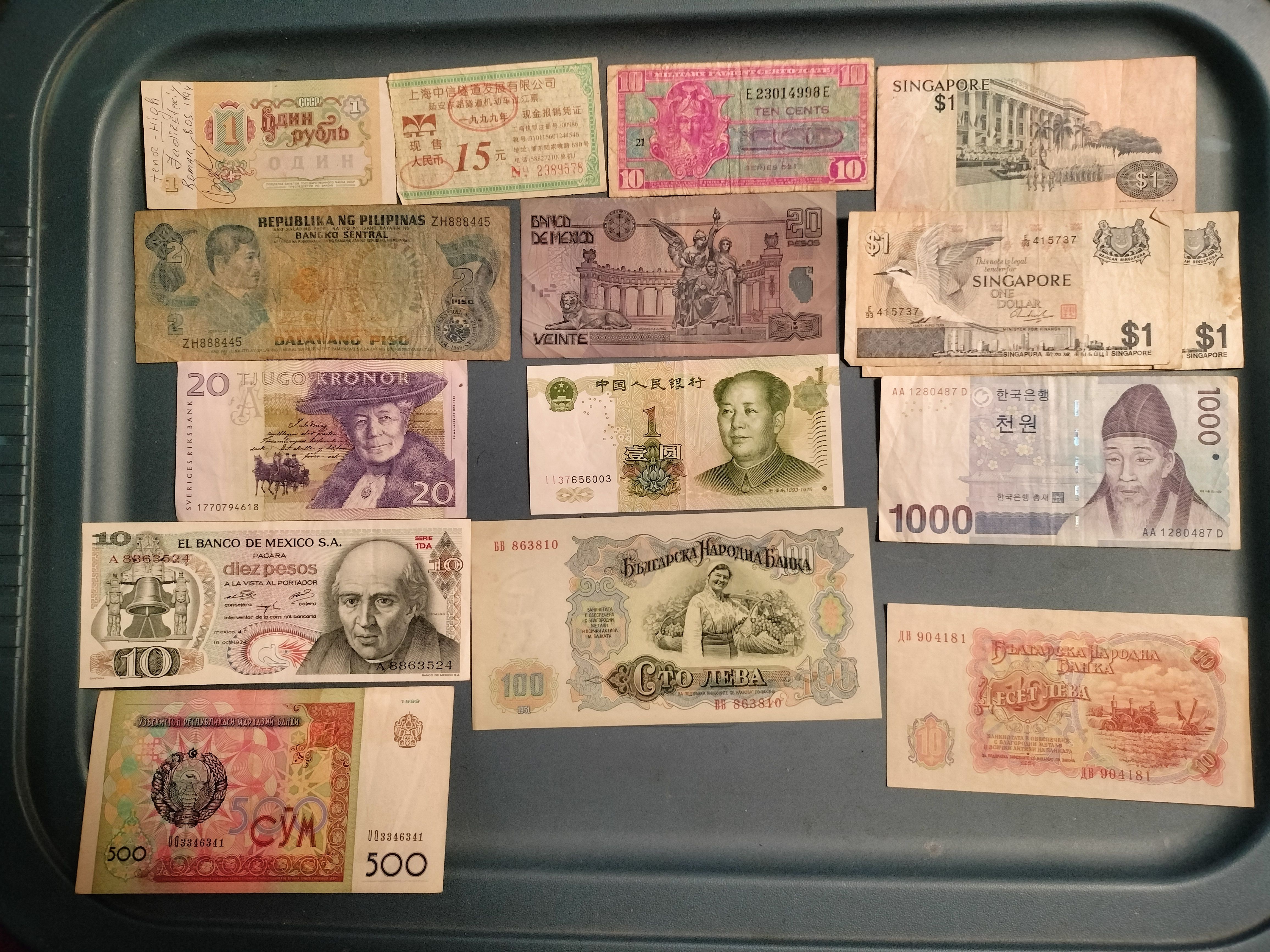 The fascinating world of currency.