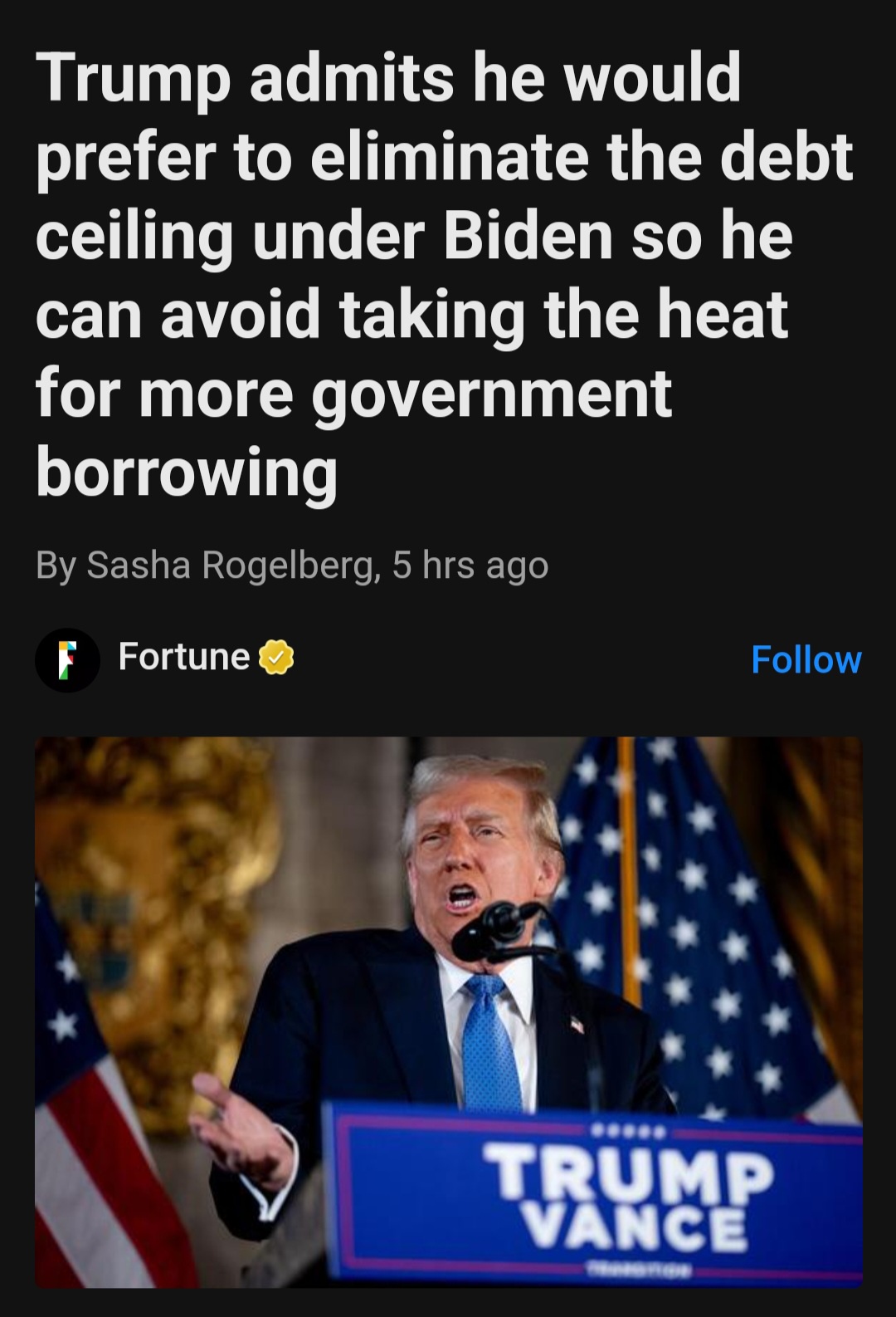 Trump's Bold Move: Aiming to Abolish the Debt Ceiling
