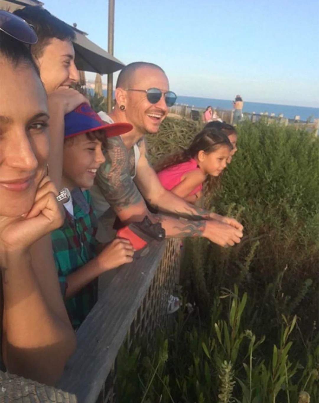 The haunting final photo of Chester Bennington, taken by his wife just a day before his tragic passing.