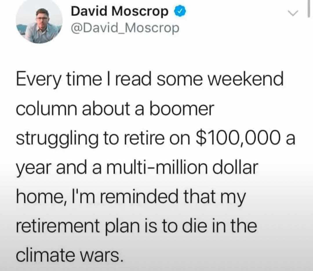 Planning my retirement: Death is the ultimate escape