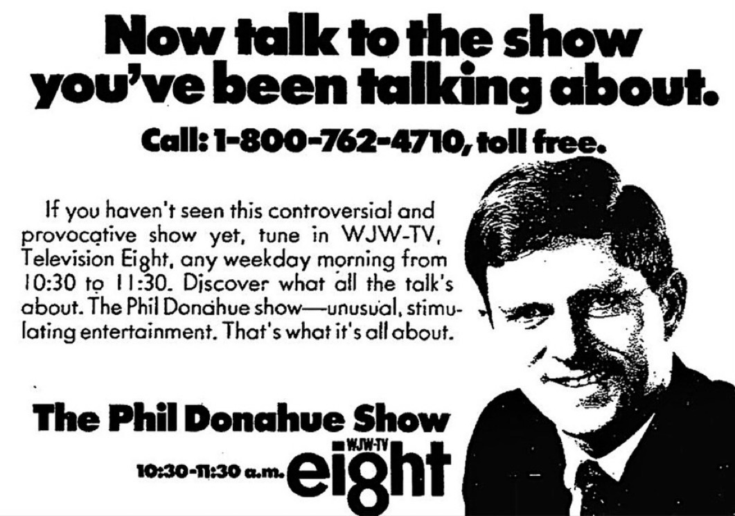 Can you believe it? 'The Phil Donahue Show' debuted 57 years ago on November 6, 1967!