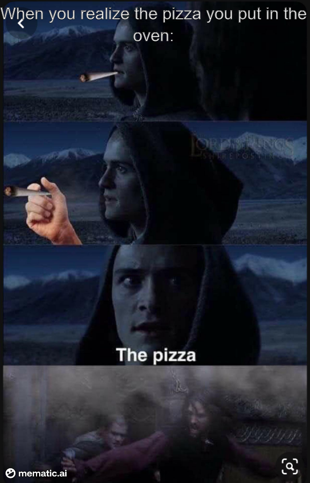 When pizza gets a little too crusty for comfort!