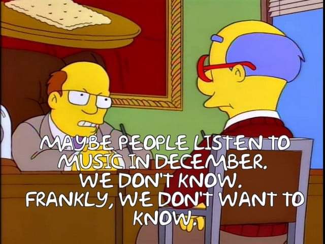 Looks like it's a bizarre month where nothing really matters.
