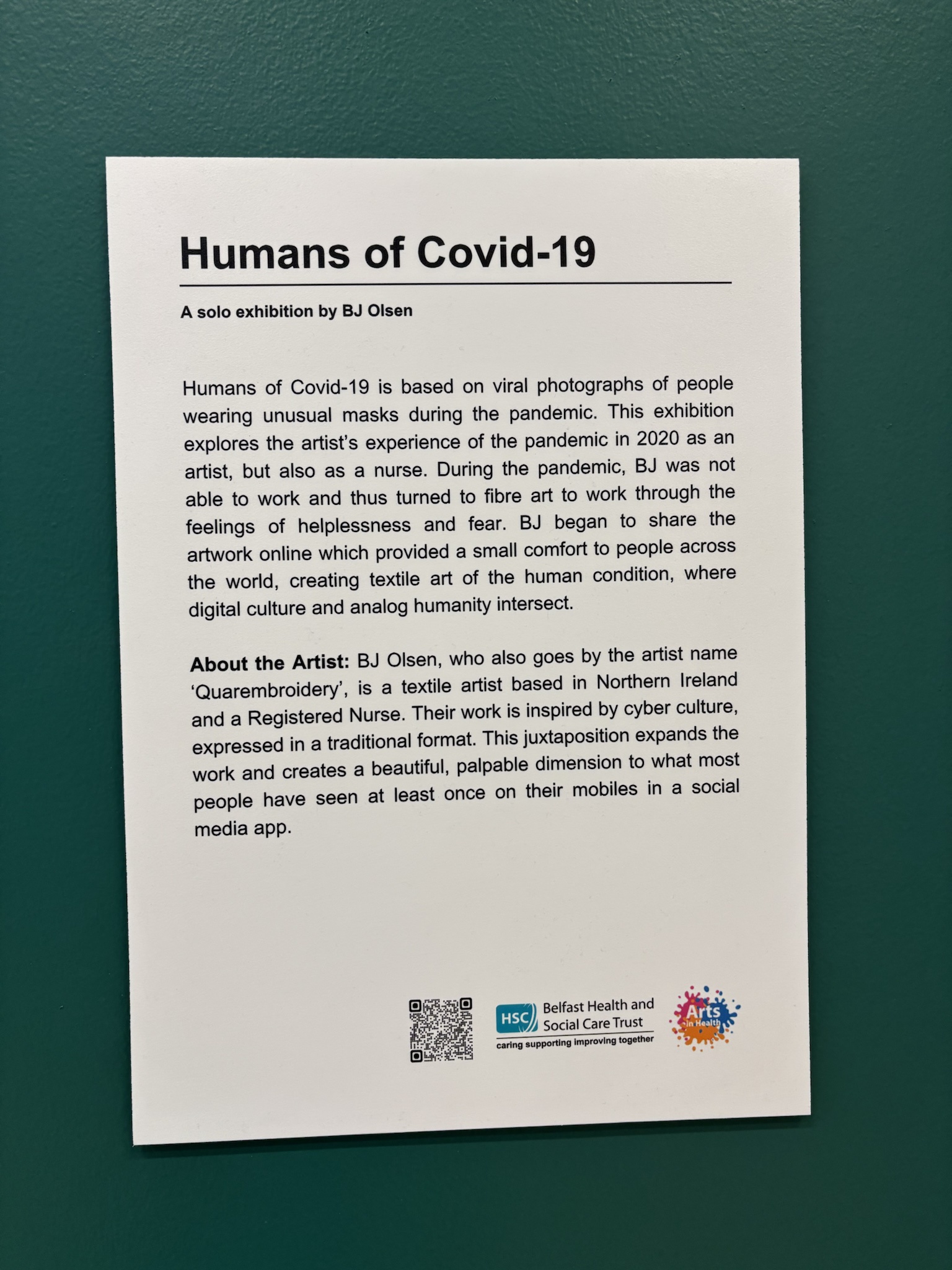 A Unique Showcase of Humanity During COVID-19 at Royal Victoria Hospital