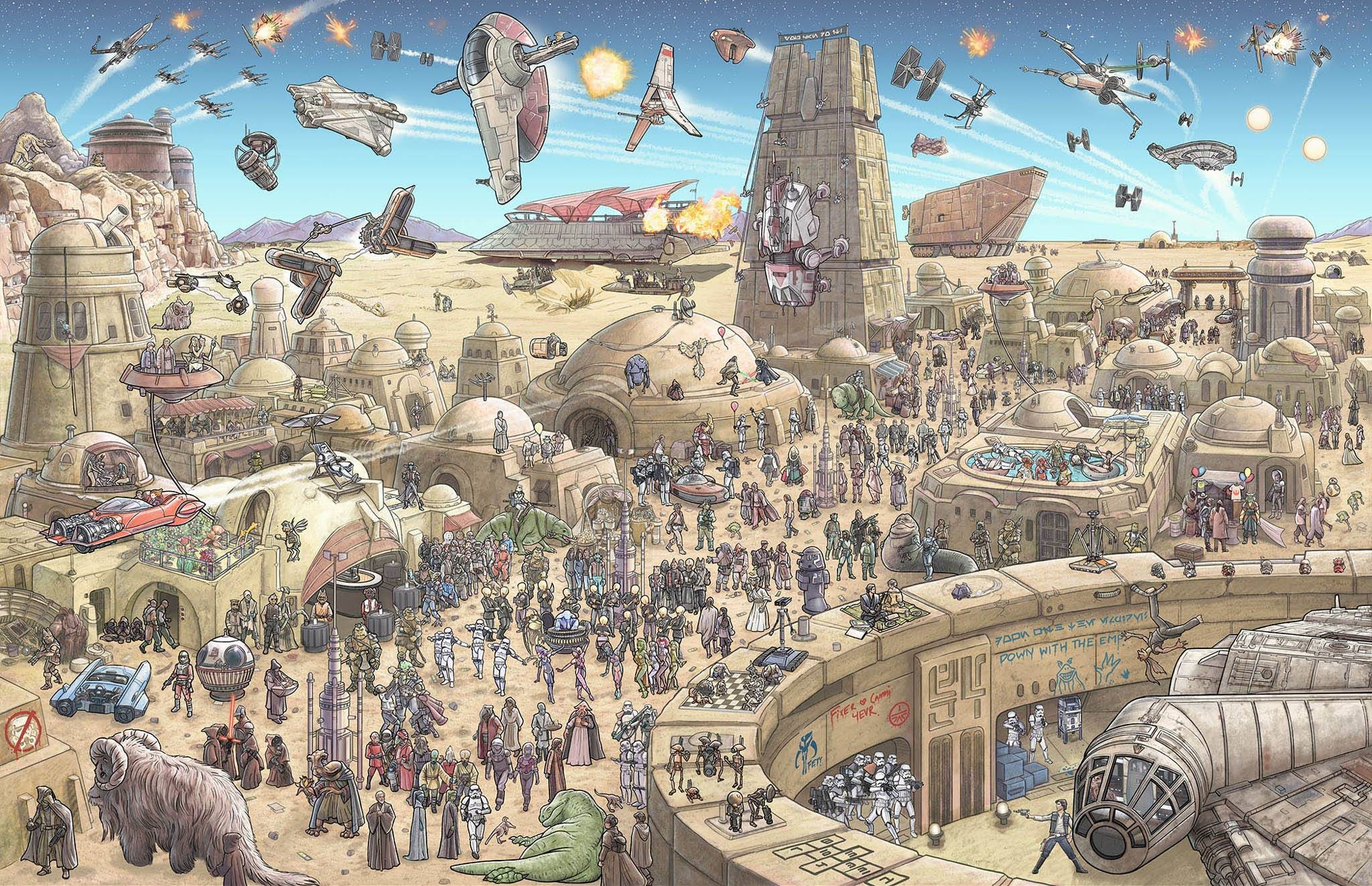 When Where's Waldo Collides with Star Wars