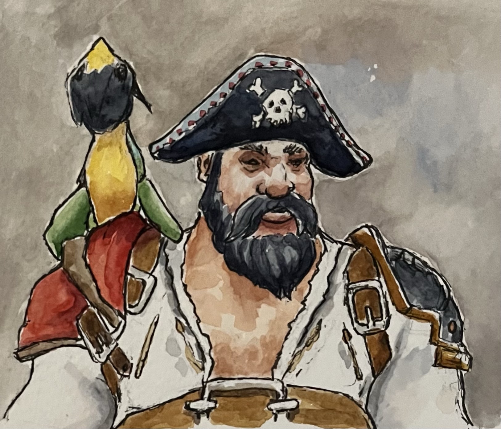 Captain Kul’Tiran and His Trusty Parrot