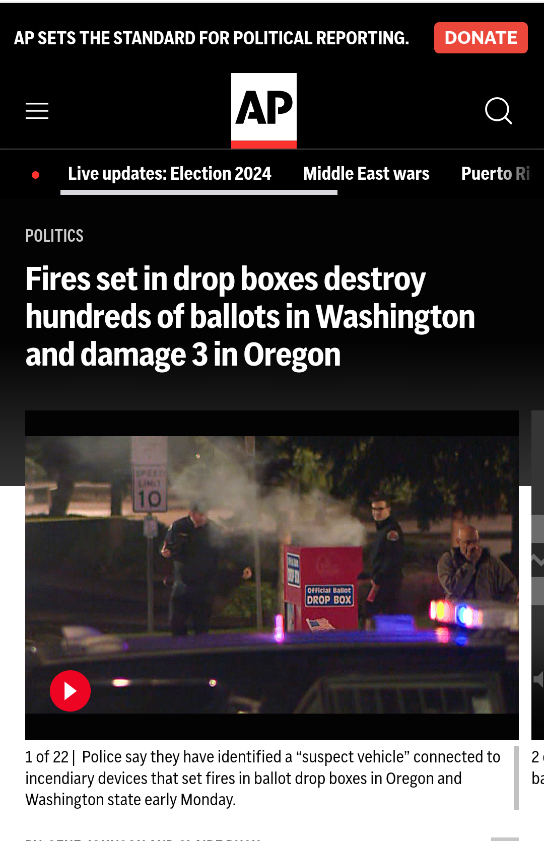 Make sure to vote in person, it's important!
