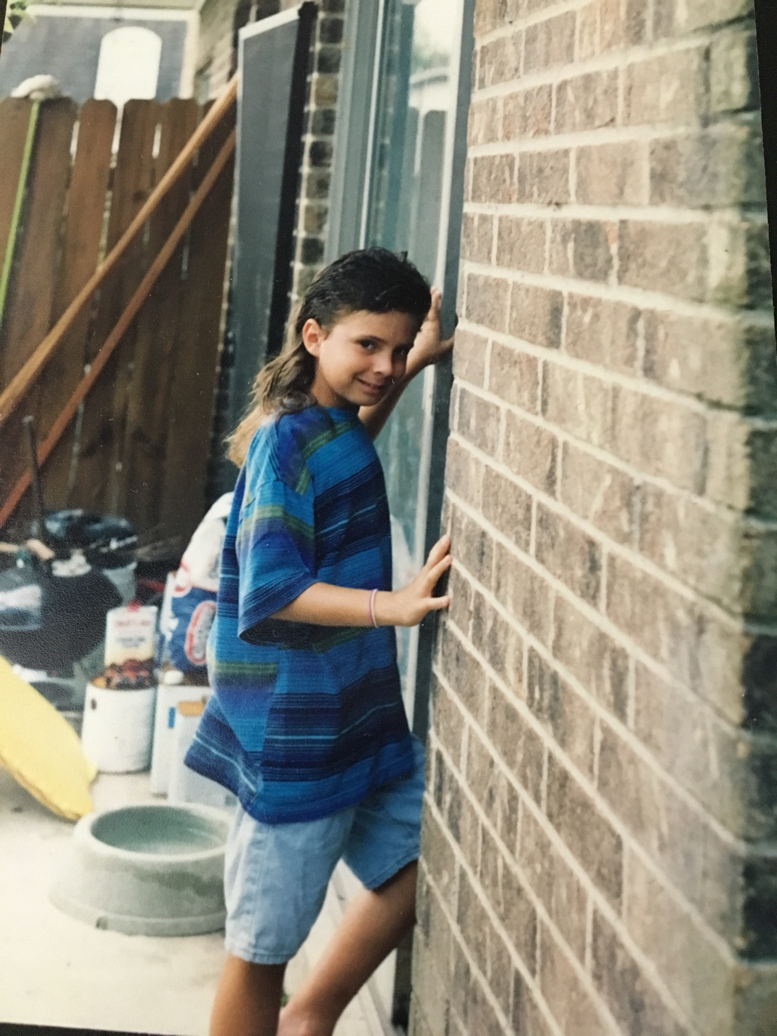 Throwback to My Epic Christmas Mullet from the Late '90s