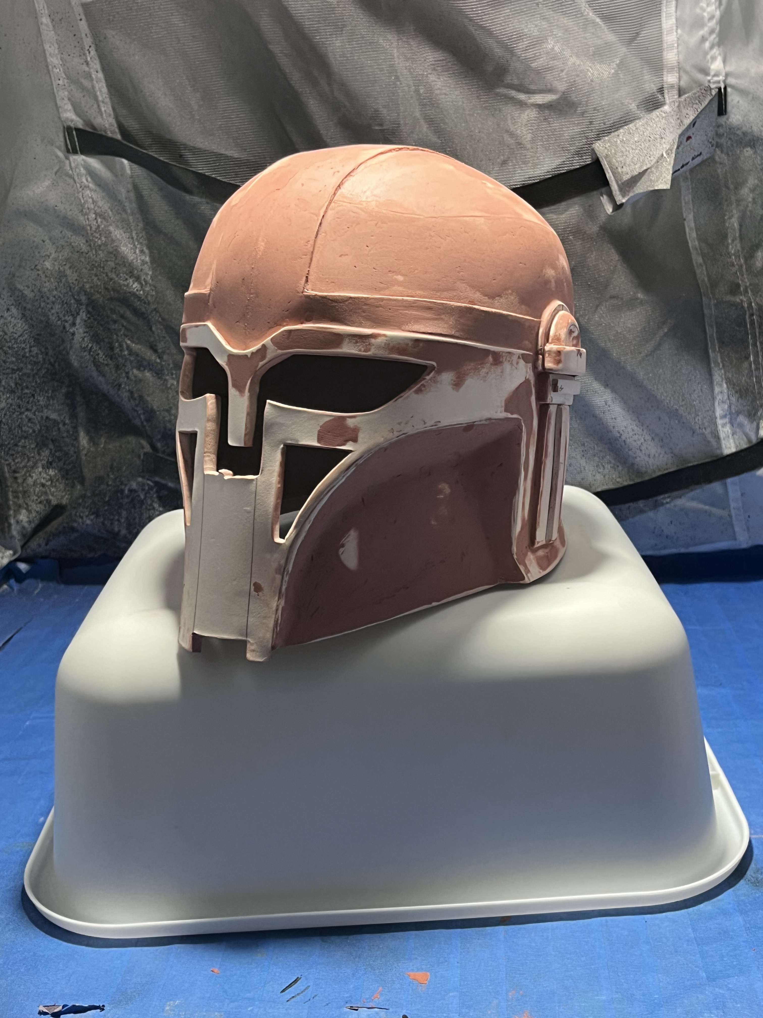 Crafting the Perfect Mandalorian Helmet: A Work in Progress