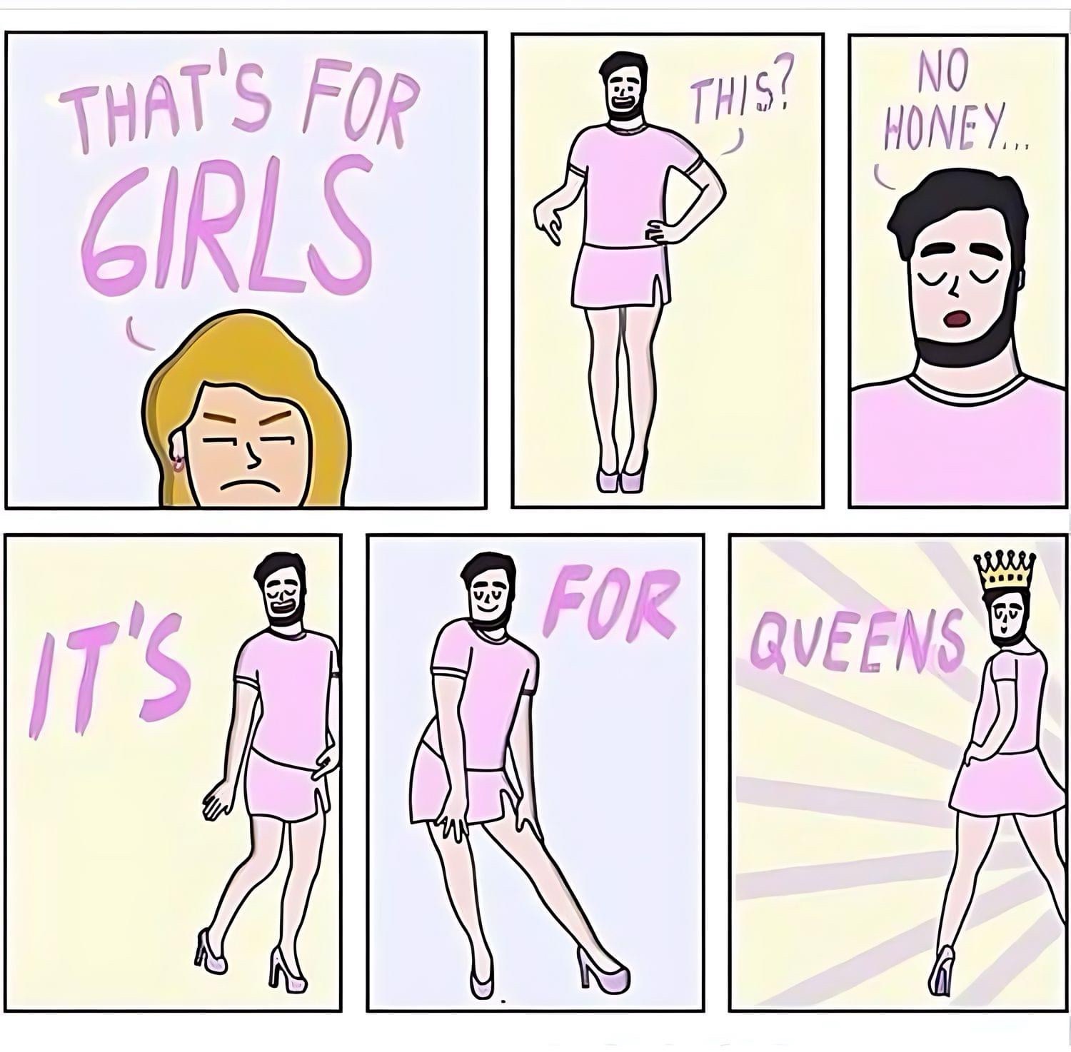 Empowered queens standing together