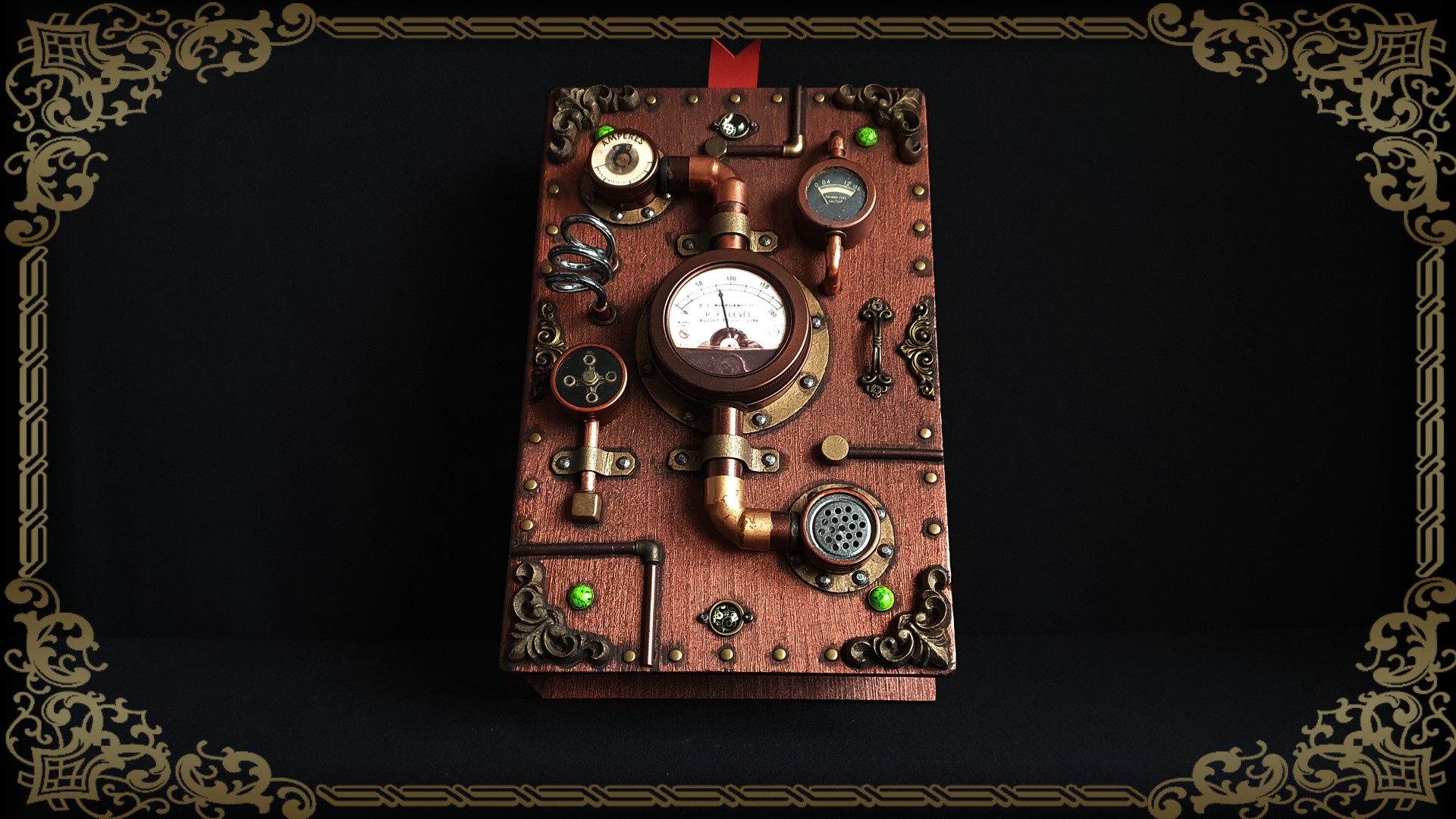 Steampunk Storage Book: A Unique Find 0236X0001