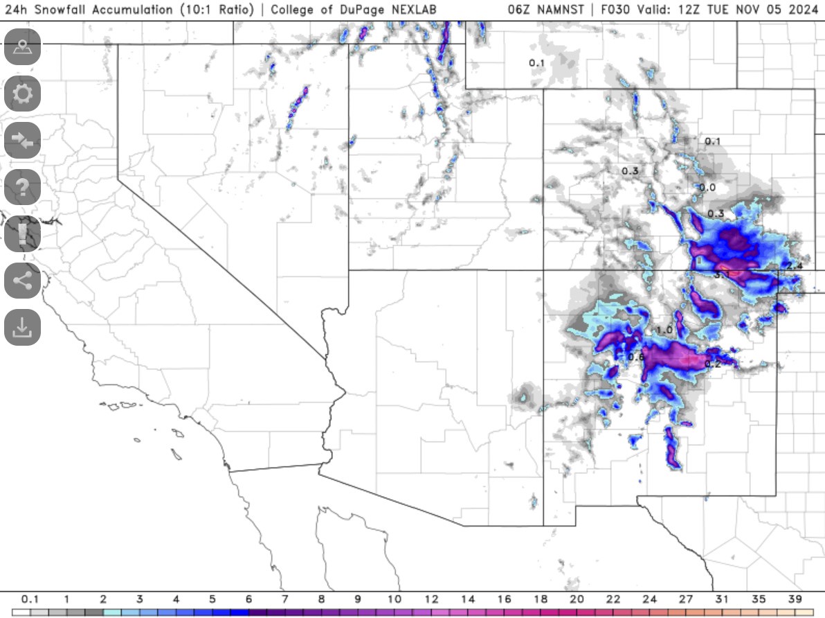 Weather Update for Central New Mexico: November 4, 2024