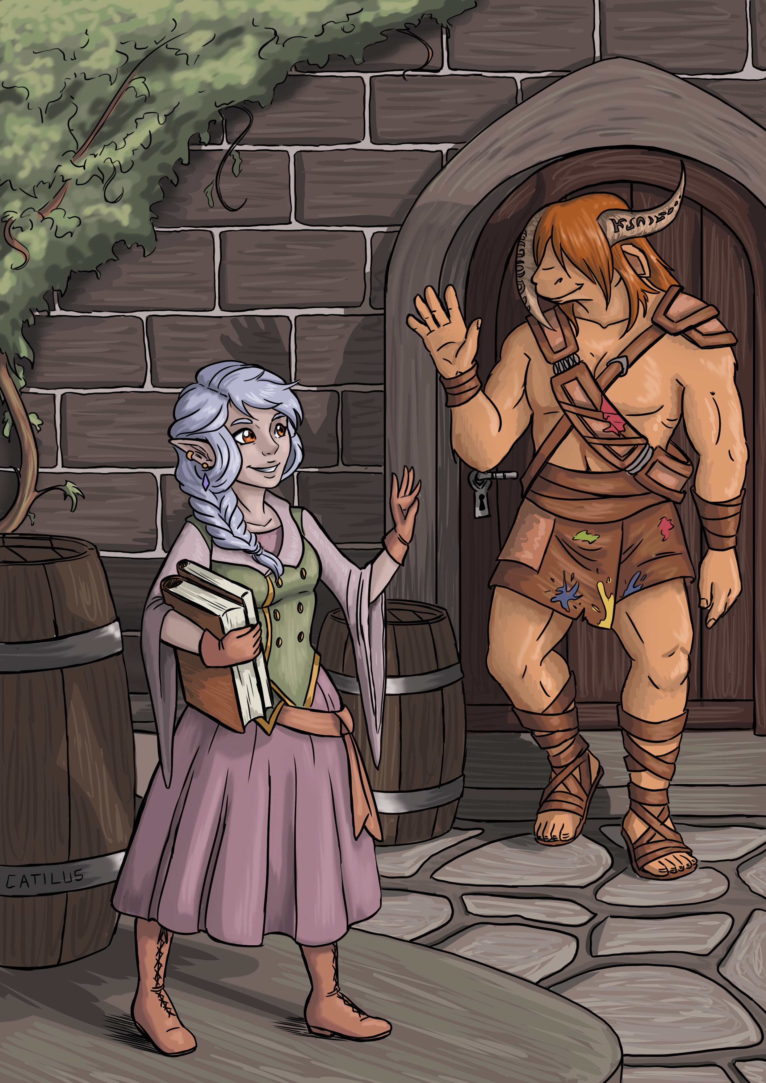 Meet Neswin the Gnome Artificer and Kane the Minotaur Bard: D&D Adventures Await