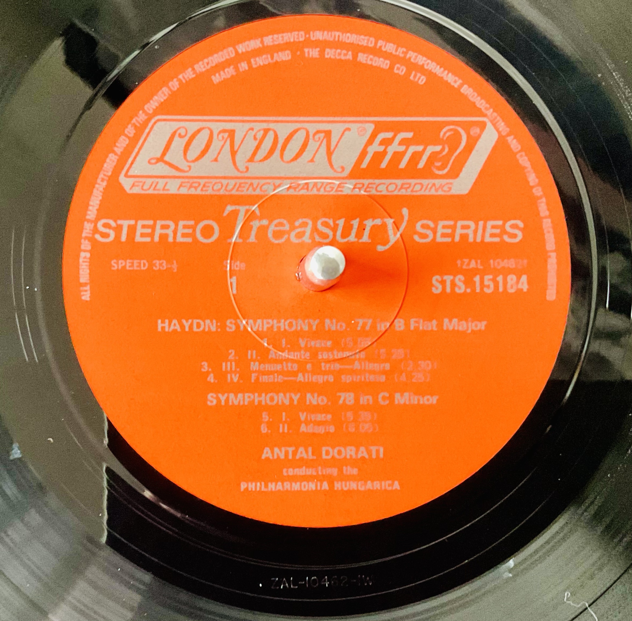 Exploring Haydn Symphony #77 with Dorati on Hungarica LP