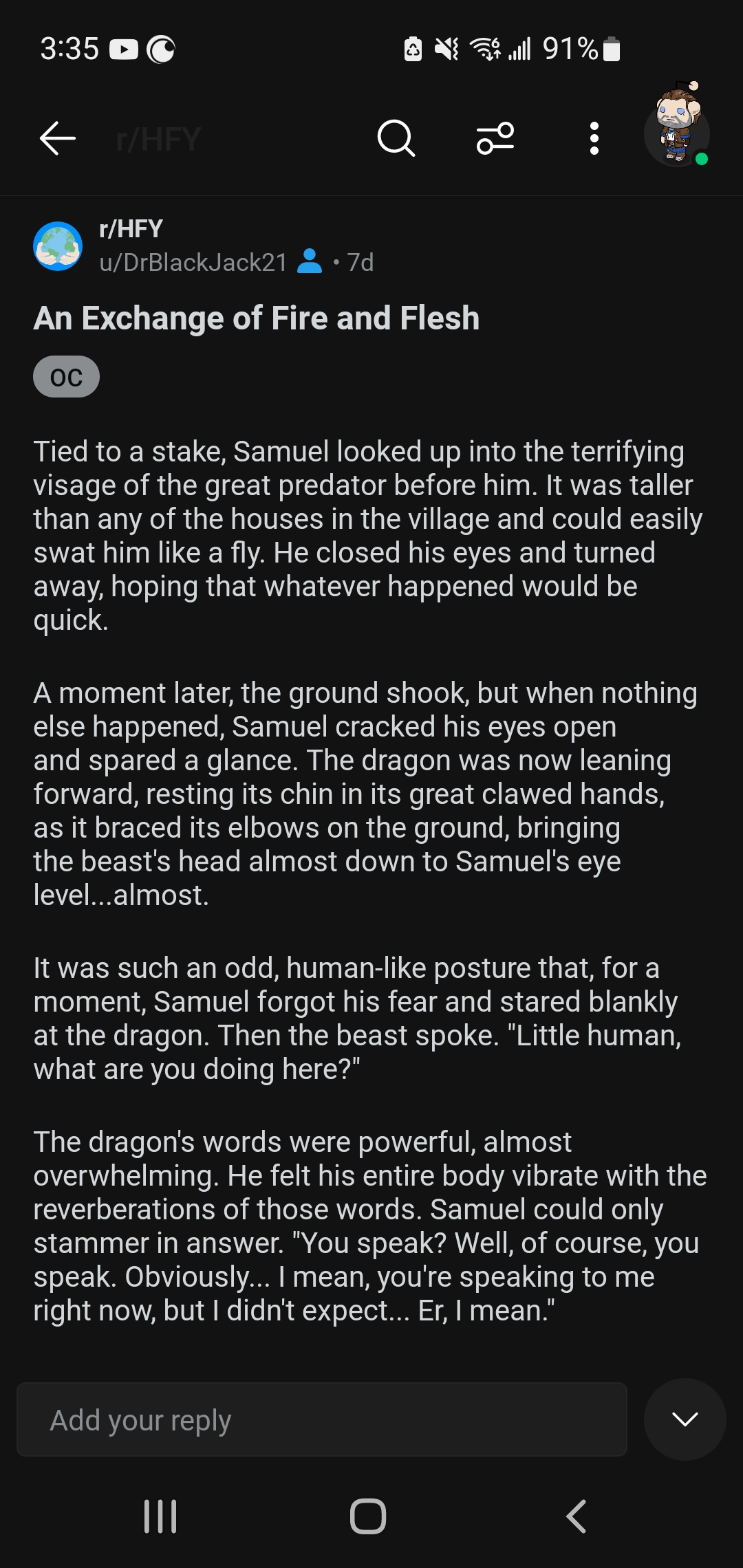 A Gripping Tale of Fire and Flesh